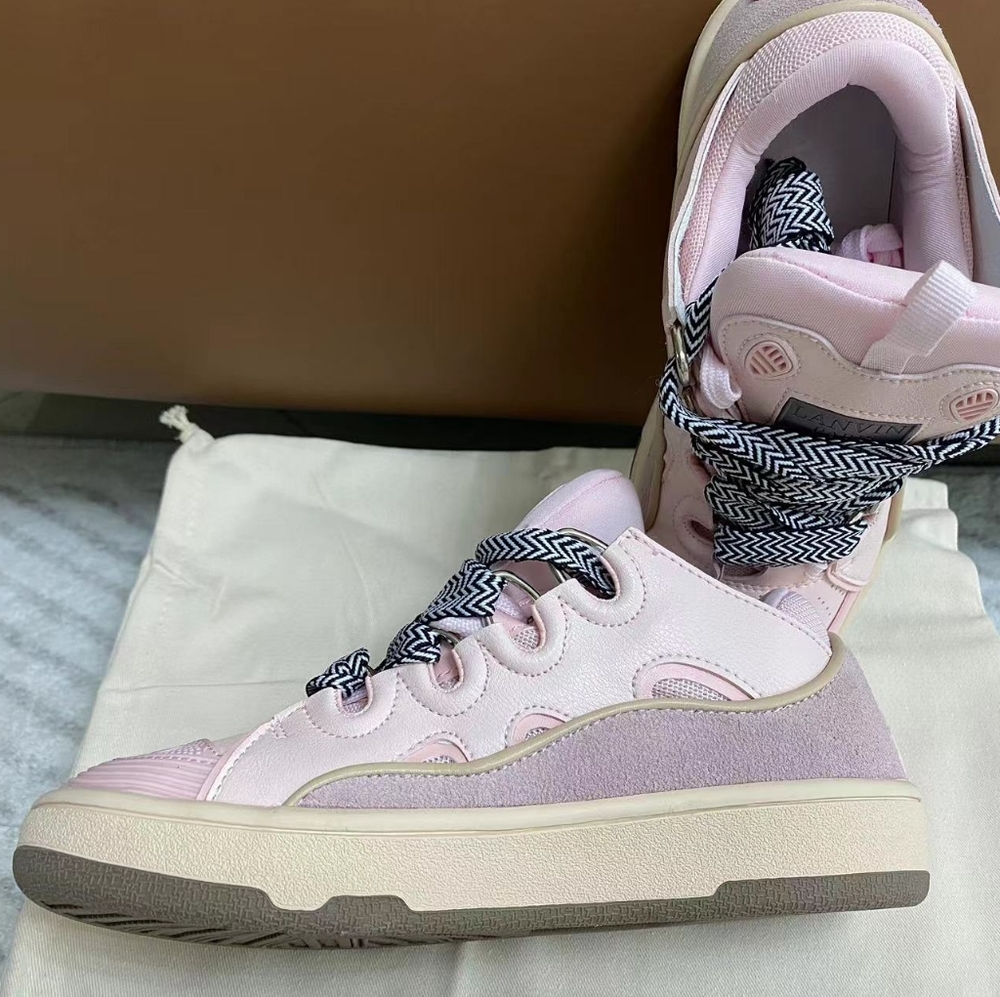 LANVIN CURB SNEAKERS pink - Picture 3 of 6